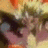 Pixelated image of a character with light brown hair and dark eyes, next to red text reading "Aldamon Legendary Warrior of Fire" on a black background.