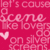 Static pink icon with pixelated text and a heart symbol on solid background.