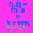 Pixelated blue text and symbols on bright pink background with green and gray star-like shapes at bottom.