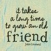 Text-based image with handwritten-style quote on textured background, featuring author attribution.