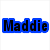 Six distinct text-based icons arranged in a , each with unique color schemes and stylized fonts on white backgrounds