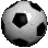 soccer balls with black and white , each showing different lighting reflections and orientations across five and five