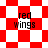 Red and white checkered pattern with 'red wings' text in four quadrants, transitioning from square to diamond shapes.
