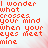 A 48x48 pixel animated buddy icon displaying red text on a white background with subtle pink gradient, showing two frames of an animation where the right frame includes a small heart symbol.
