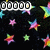 Black background with scattered multicolored stars and white text reading "ISG" and "PRETTY" in pixelated font.