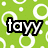 Green background with white circular patterns and pixelated text reading 'toy' in black-and-white outline.