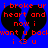 Blue background with red pixelated text and two black broken heart shapes, each containing the text "i broke ur heart and now i want u back i <3 u".