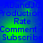 Blue and green gradient background with repeated text elements including 'ADandJC', 'Production', 'Rate', 'Comment', and 'Subscribe' in blue font.