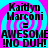 Pixelated text on a cyan and magenta spiral background with visible color bleeding between frames.