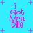 Pixelated pink text "I Got Mr. Digg" on cyan background with purple starbursts, four identical copies arranged in a