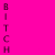 A 3x2 contact sheet of six animated frames showing a pink background with blue and black text elements arranged in vertical columns, displaying sequential changes to visible words.