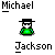 Pixelated character with black hat and green shirt, name text above and below in white font on gray background.