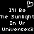 Black background with white pixelated text and a heart symbol above the text.