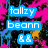 Pixelated digital image with colorful text overlays on a multicolored abstract background, featuring blue and green text blocks with stylized words and symbols.