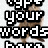 Pixelated black-and-white text overlays a blurred figure in brown and white tones, with visible pixelation on all elements.