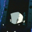 Animated sequence of a stylized character with light skin and dark hair performing sequential movements against blue and purple backgrounds.