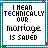 pixelated text icons displaying "I MEAN TECHNICALLY OUR MARRIAGE IS SAVED" with varying blue letter highlights