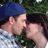 A four- shows a man and woman in close proximity, with the bottom-right blank. The top-left and top-right display partial views of their faces; the bottom-left focuses on the man's nose and mouth while the bottom-right is empty