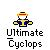 Pixel art animation of a yellow stick figure with blue arms and red headband wearing