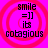 Four identical pixelated icons arranged in a , each featuring text and concentric circles on a bright pink background
