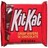 Red background with stylized white text 'Meat' and a brown rectangular shape below it, pixelated appearance.
