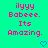 Pixelated text on a bright green background with two blue heart symbols at the bottom, each reading 'ilyyy Bobeee. Its Amazing.' in pink block letters.