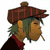 Pixelated character with green hair and brown flat cap smokes a cigarette, shown in multiple with changing text overlays