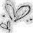 A 4-frame animated contact sheet showing a pixelated heart animation with text overlays on black backgrounds, where the hearts grow and shrink across frames while text changes between 'You're Looking At Her' and 'I'm Looking At You But I Guess To You I'm Just A Blur'.