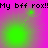 A static image with a pink gradient background displaying repeated text and green glowing effects.