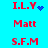 red text labels on a cyan background with animated blue pixel effects near some entries