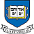 Two blue shield emblems with open books and yellow borders, alongside a diagonal "CoolBuddy.com" text on teal background in a 2x2 contact sheet layout.