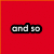 Red background with black text in white-outlined boxes arranged in a , displaying phrases like "and so" and "the lion"