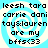 Four identical display text over a blue and white spiral background with pixelated font