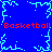 Blue background with cyan pixelated border and red text reading "Basketball Basketball" at top and bottom.