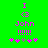 Green background with pink pixelated text and symbols arranged vertically, including 'I', '<3', 'John', multiple exclamation marks, and a of star-like shapes