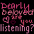 Animated contact sheet of a pink pixel-art icon with repeating text and heart symbols on black background, showing 8 frames in 3x3 grid layout.