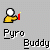 Pixelated character in yellow shirt holds red candle, with text "Pyro Buddy" below; one frame shows explosion on yellow background.