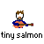 Pixelated character with brown hair and beard plays blue and orange string instrument against gray background with text below.