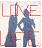 Pixelated static image shows two stylized figures standing side-by-side beneath large red text reading "LOVE" on a light background.