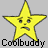 Two yellow star-shaped cartoon characters with angry expressions displayed side-by-side on a gray background, each labeled "Coolbuddy" below them.