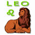 Static pixel art of a lion with the word LEO above it and a zodiac symbol on white background, next to green text 'Original Icons .com' on dark green.