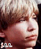 six identical pixelated images showing a person with light brown hair and neutral expression, each containing text 'j.t.t.' in the bottom-left corner