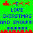 Green background with red and blue pixel art icons showing sleighs, reindeer, and text reading LOVE CHRISTMAS AND SNOW!!!AND SNOW!!!!