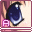 pixelated anime-style eyes with pink borders, each showing a blue iris and white highlight against light skin tones