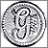 A 7-frame animated contact sheet showing a circular logo animation with text changes from 'G' to 'Open Of G Unit' and finally 'Property Of G-Unit' across frames, displayed on a gray background.
