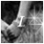 Animated contact sheet of a black-and-white icon showing hands clasped with changing romantic text overlays across seven frames.