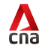 Red triangular shape with white interior above black lowercase 'cna' text on white background
