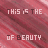 A static image with repeated text 'THIS IS THE death OF BEAUTY' in varying styles over a pinkish-red striped background.