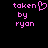 Pixelated pink text and a heart symbol on black background, with two identical side-by-side arrangements of the same elements.