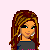 Pixel art contact sheet showing three frames of an animated doll icon with text overlay reading "I Smile I have becuze NO idea what's going on" against a dark blue background.